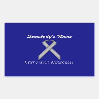 Pegatina Rectangular Cinta gris estándar por Kenneth Yoncich