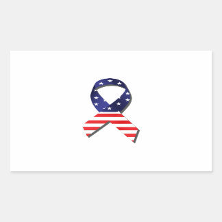 Pegatina Rectangular Cinta USA