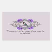 Cita de Desiderata y colibrí pacífico