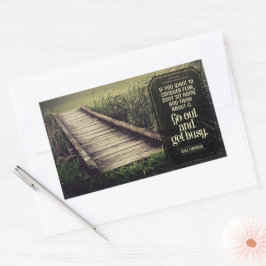 Pegatina Rectangular Cita Inspiradora de Dale Carnegie