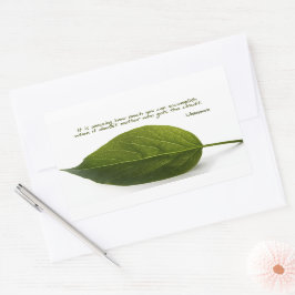 Pegatina Rectangular Cita Inspiradora "Increíble trabajo en equipo"