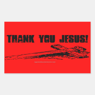 Pegatina Rectangular Citas cristianas