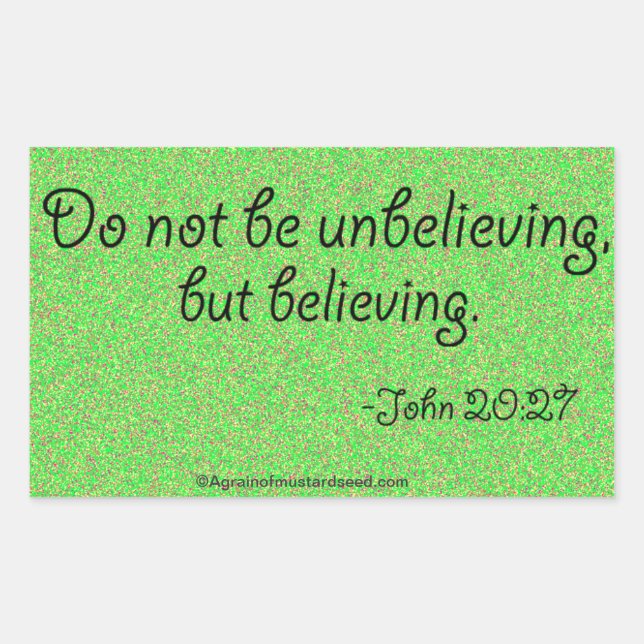 Pegatina Rectangular Citas de Pascua (Anverso)