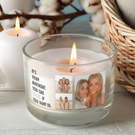 Pegatina Rectangular Citas divertidas de cumpleaños | Fotografía del Co