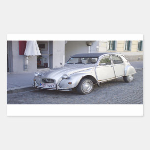 Pegatina Rectangular Citroën 2 CV