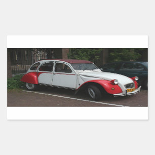 Pegatina Rectangular Citroën 2 CV