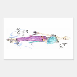 Pegatina Rectangular Club de fans