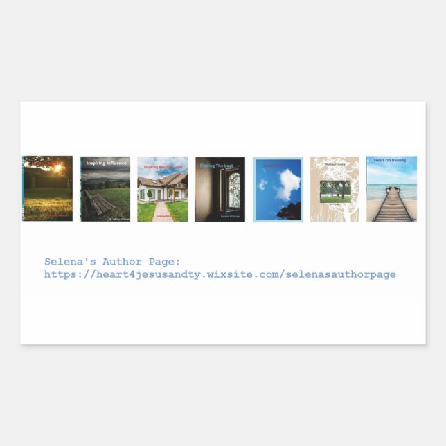 Pegatina Rectangular Cobertura de libros (Anverso)