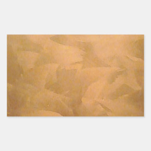 Pegatina Rectangular Cobre metálico cepillado a mano