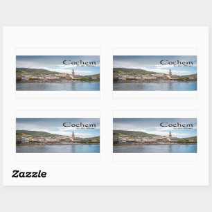 Pegatina Rectangular Cochem Alemania