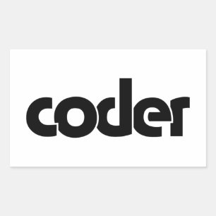 Pegatina Rectangular Codificador
