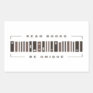 Pegatina Rectangular Código de barras de libros