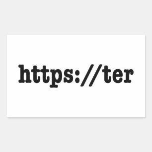 Pegatina Rectangular código https://ter