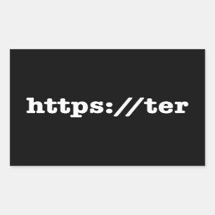 Pegatina Rectangular código https://ter