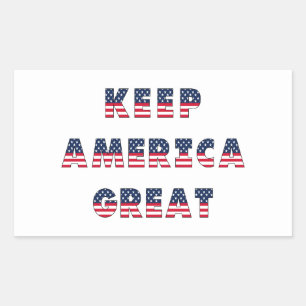 Pegatina Rectangular ¡Colección de Fiestas de las Elecciones en Estados