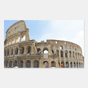 Pegatina Rectangular Coliseo Roma Fotografía