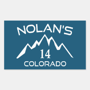 Pegatina Rectangular Colorado de Nolan