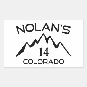 Pegatina Rectangular Colorado de Nolan