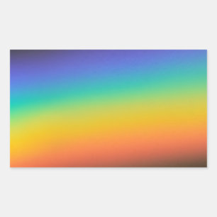 Pegatina Rectangular Colores de espectro