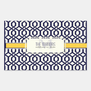 Pegatina Rectangular Colores PixDezines kew trellis/DIY