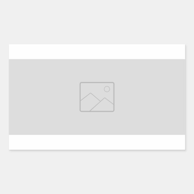 Pegatina rectangular con la imagen (Anverso)