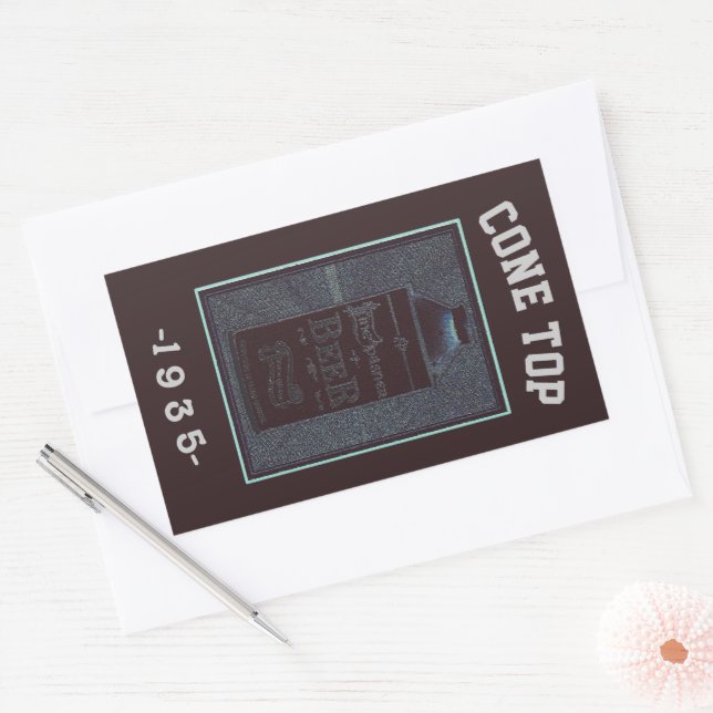 Pegatina Rectangular Cone Top 1935 (Sobre)