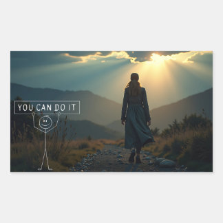 Pegatina Rectangular Confianza