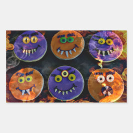 Pegatina Rectangular ¡Cookies Demonios!