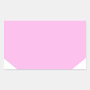 Pegatina Rectangular Corazones rosas, amor incondicional_