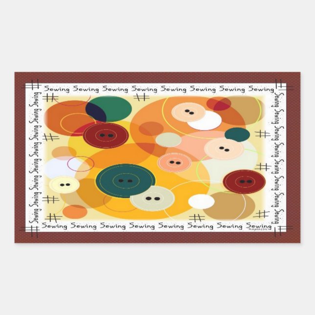 Pegatina Rectangular Costura (Anverso)