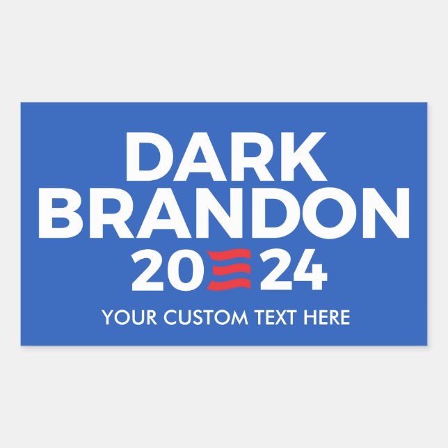 Pegatina Rectangular Crea tu propio Brandon Oscuro 2024 (Anverso)