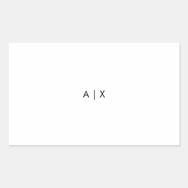 Pegatina Rectangular Crea tu propio personalizado (Anverso)