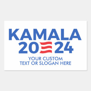 Pegatina Rectangular Crea tu propio Rectangular Kamala Harris 2024 Sti