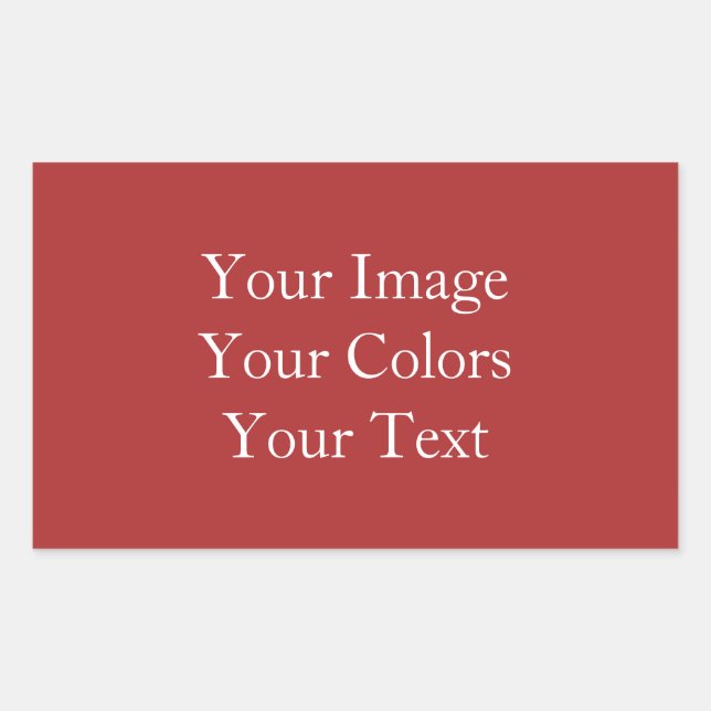 Pegatina Rectangular Crea tus Propios (Anverso)