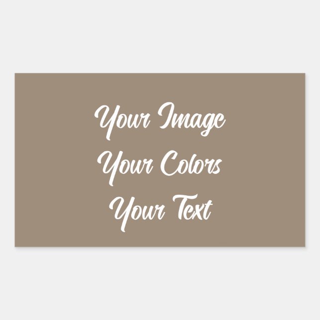 Pegatina Rectangular Crear el propio (Anverso)