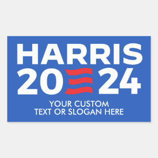 Pegatina Rectangular Crear tu propio Harris 2024