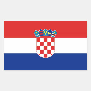 PEGATINA RECTANGULAR CROACIA