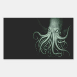 Pegatina Rectangular cthulhu