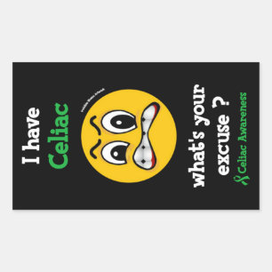 Pegatina Rectangular ¿Cuál es tu disculpa?