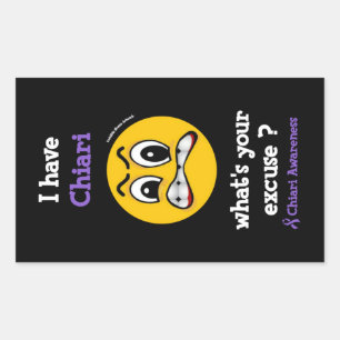 Pegatina Rectangular ¿Cuál es tu disculpa?