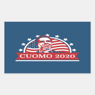 Pegatina Rectangular Cuomo 2020   Votación al Presidente