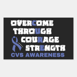 PEGATINA RECTANGULAR CURE...CVS