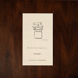 Pegatina Rectangular Custom Ex Libris Bookplate Sticker | Dark Academia