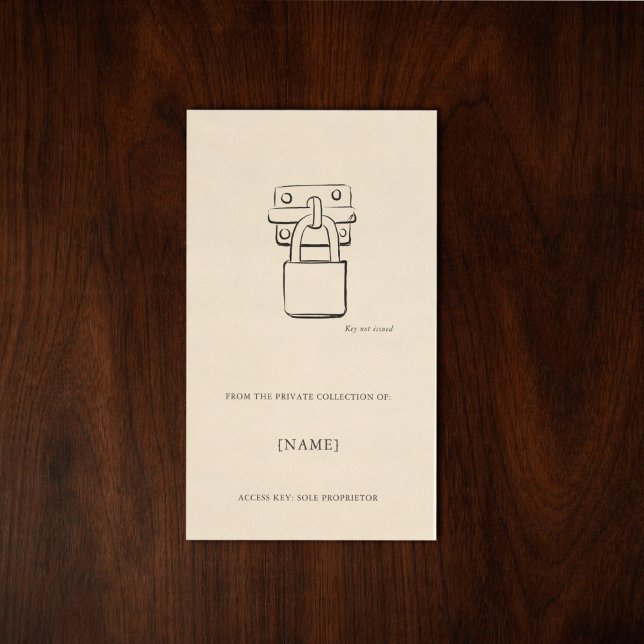 Pegatina Rectangular Custom Ex Libris Bookplate Sticker | Dark Academia (Bookplates Dark academia )