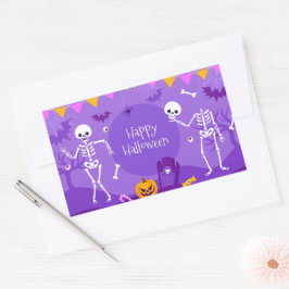 Pegatina Rectangular Cute Halloween
