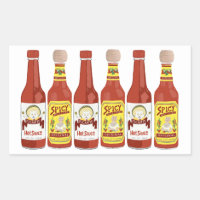 Cute Spicy Gatos salsas calientes ilustracion blan