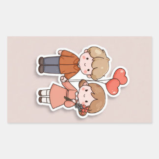 Pegatina Rectangular Cute sticker 