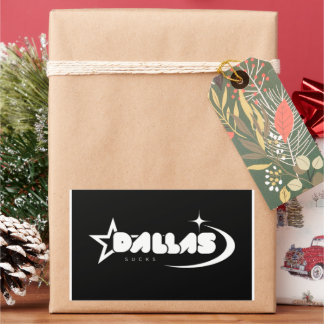 Pegatina Rectangular Dallas Sucks Stickers – Rivalry Decal