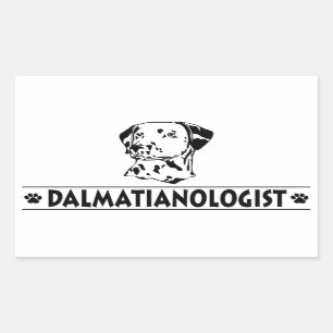 Pegatina Rectangular Dalmacia humorística