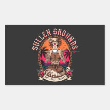 Dama de Café Tatuada Pin-up Retro Vintage